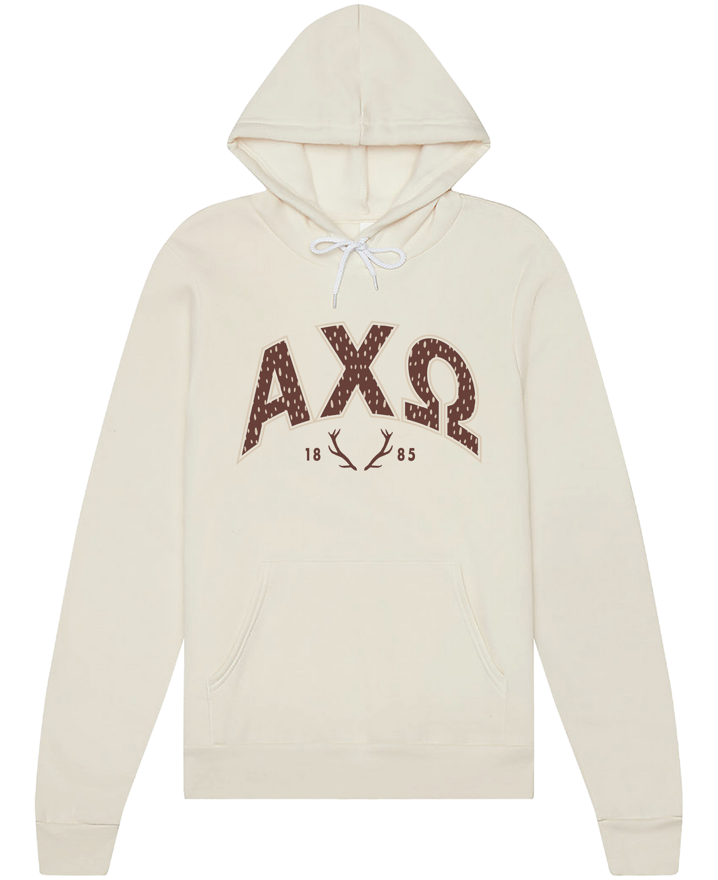Alpha Chi Omega Fawn Print Varsity Hoodie