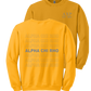 Alpha Chi Rho Repeating Name Crewneck Sweatshirts