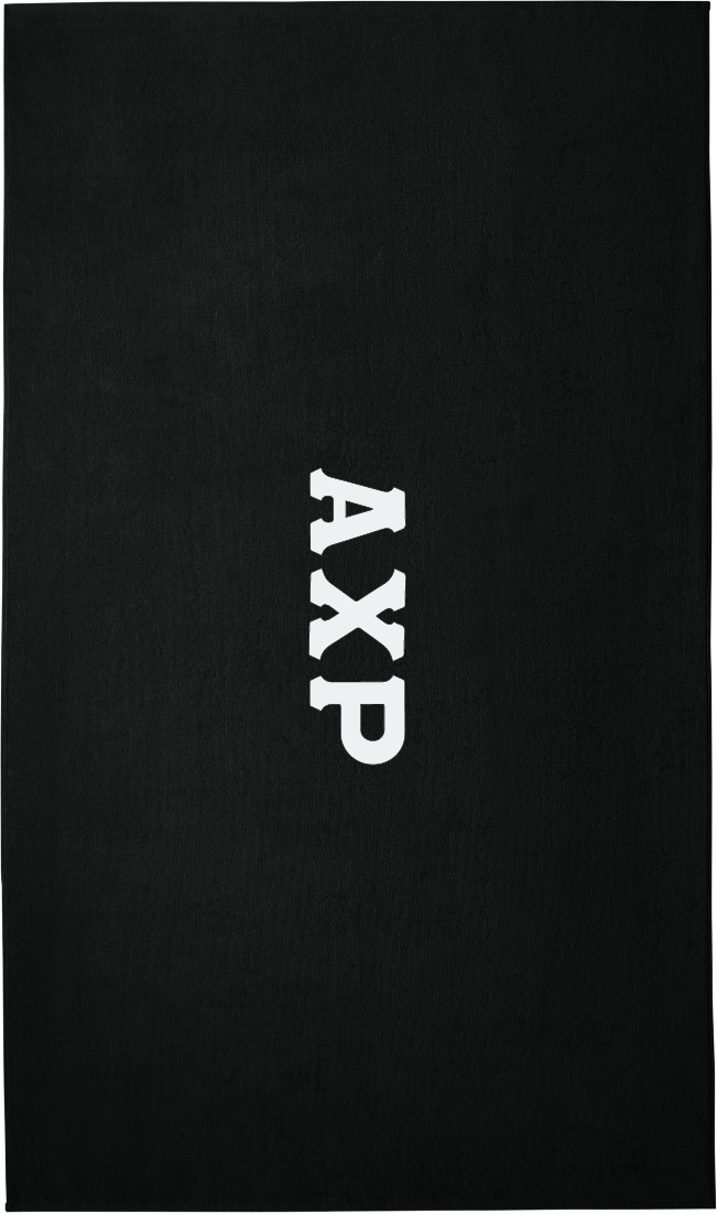 Alpha Chi Rho Lettered Beach Towels