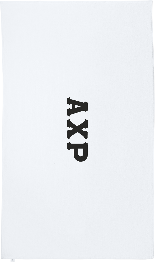Alpha Chi Rho Lettered Beach Towels