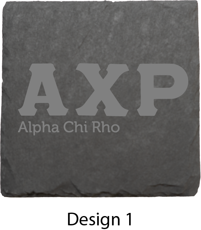 Alpha Chi Rho Stone Coasters - 4-Pack