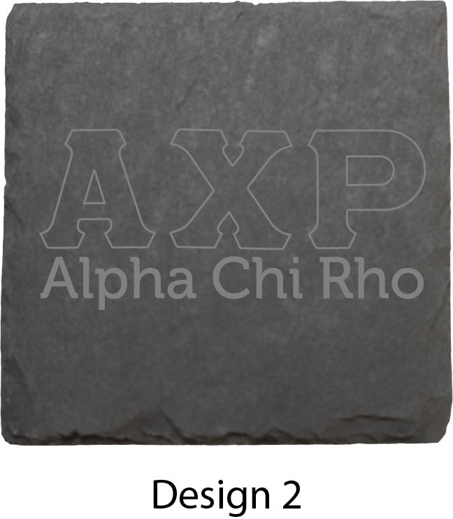 Alpha Chi Rho Stone Coasters - 4-Pack