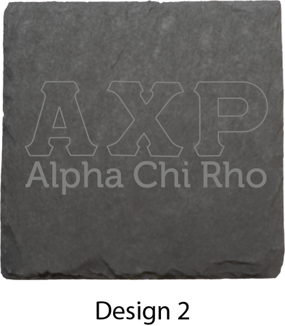 Alpha Chi Rho Stone Coasters - 4-Pack