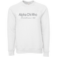 Alpha Chi Rho Embroidered Printed Name Crewneck Sweatshirts
