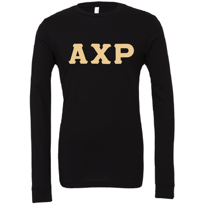 Alpha Chi Rho Lettered Long Sleeve T-Shirts