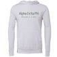 Alpha Delta Phi Embroidered Printed Name Hooded Sweatshirts