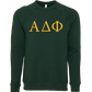 Alpha Delta Phi Lettered Crewneck Sweatshirts