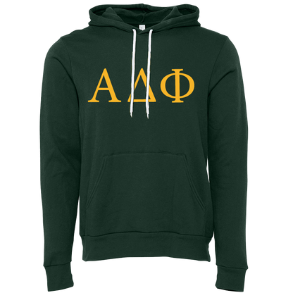 Alpha Delta Phi Lettered Hooded Sweatshirts