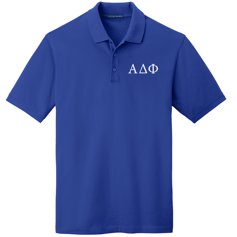 Alpha Delta Phi Men's Embroidered Polo Shirt