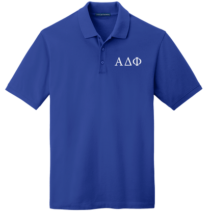 Alpha Delta Phi Men's Embroidered Polo Shirt