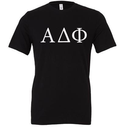 Alpha Delta Phi Lettered Short Sleeve T-Shirts