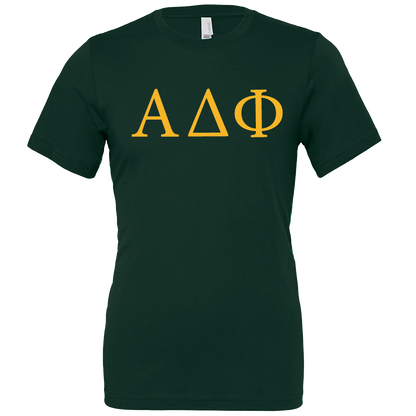 Alpha Delta Phi Lettered Short Sleeve T-Shirts