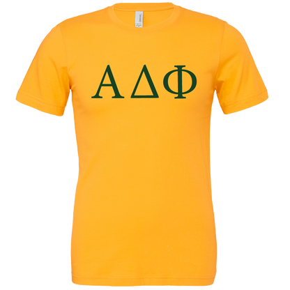 Alpha Delta Phi Lettered Short Sleeve T-Shirts