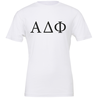 Alpha Delta Phi Lettered Short Sleeve T-Shirts