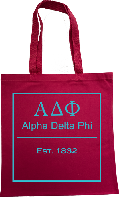 Alpha Delta Phi Tote Bags
