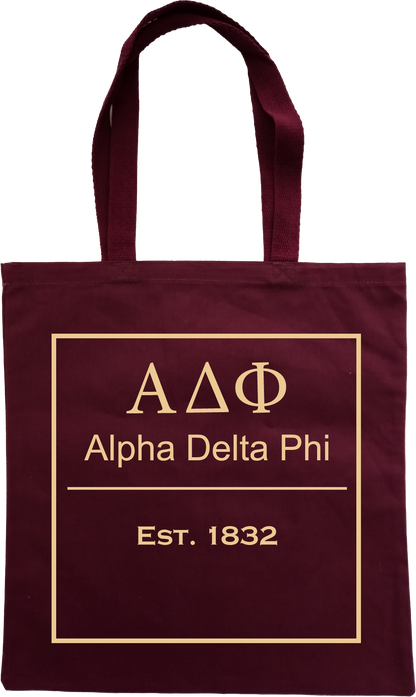 Alpha Delta Phi Tote Bags