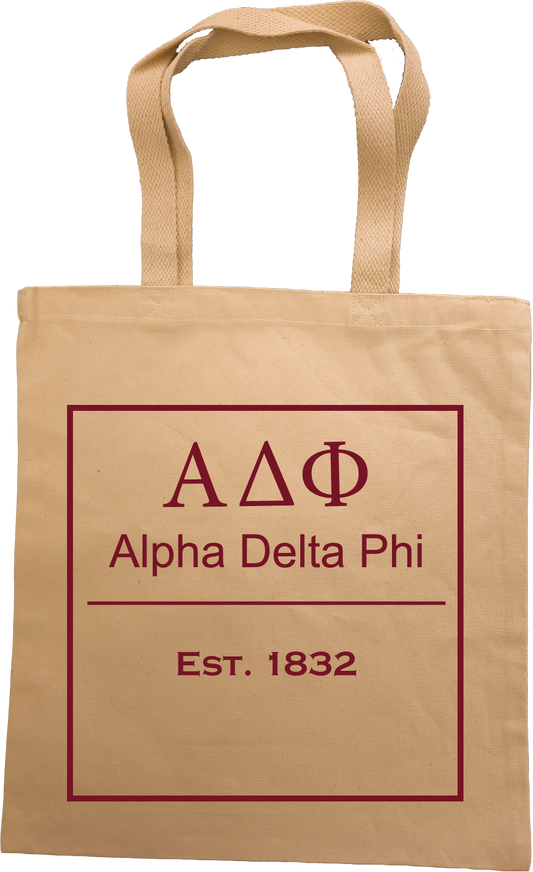 Alpha Delta Phi Tote Bags