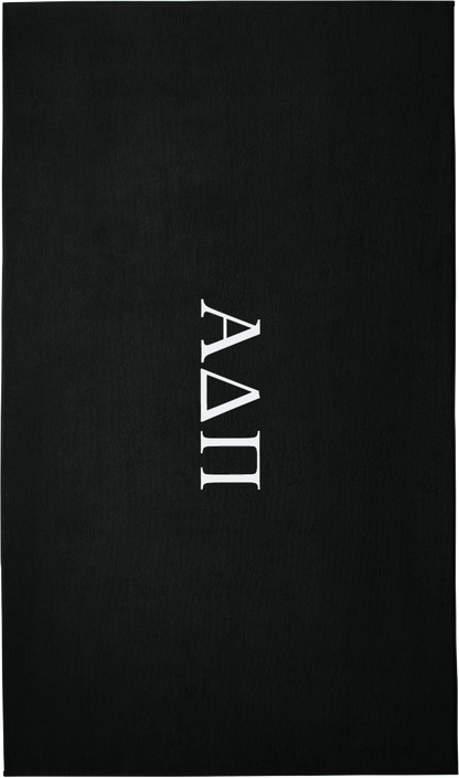 Alpha Delta Pi Lettered Beach Towels