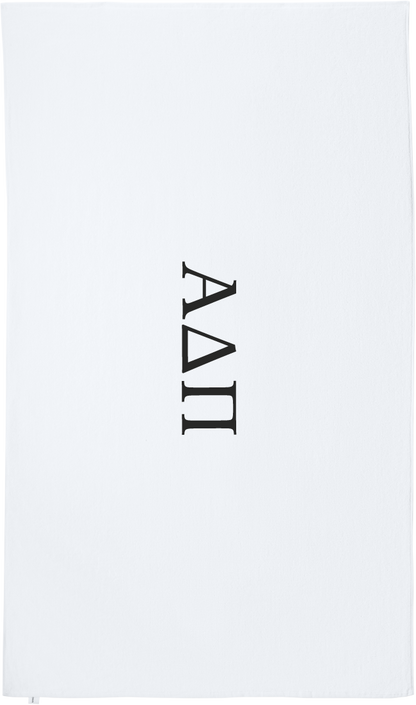 Alpha Delta Pi Lettered Beach Towels