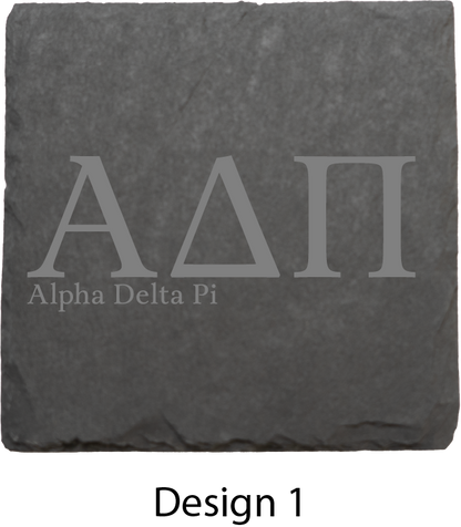 Alpha Delta Phi Stone Coasters - 4-Pack