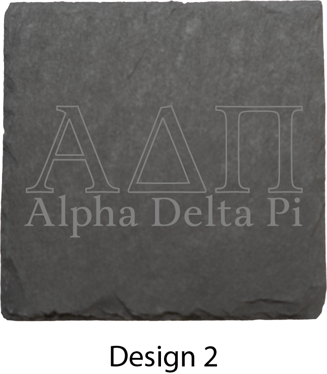 Alpha Delta Phi Stone Coasters - 4-Pack