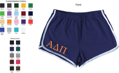 Alpha Delta Pi Lettered Women's Shorts