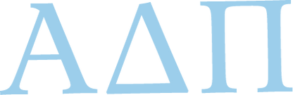 Alpha Delta Pi Permanent Stickers