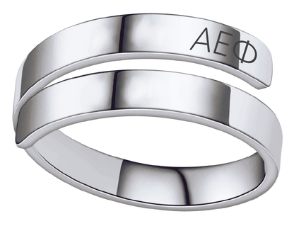Alpha Epsilon Phi Lettered Rings
