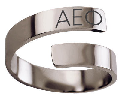 Alpha Epsilon Phi Lettered Rings