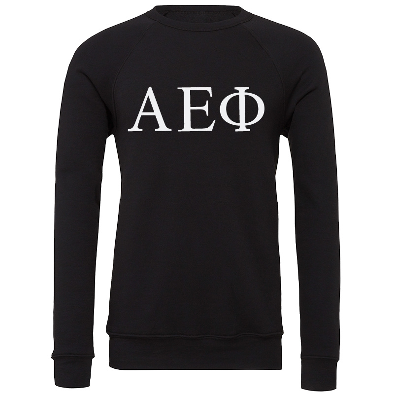 Alpha Epsilon Phi Lettered Crewneck Sweatshirts