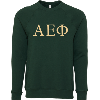 Alpha Epsilon Phi Lettered Crewneck Sweatshirts