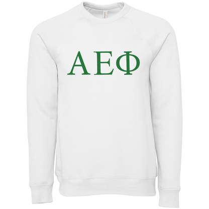 Alpha Epsilon Phi Lettered Crewneck Sweatshirts