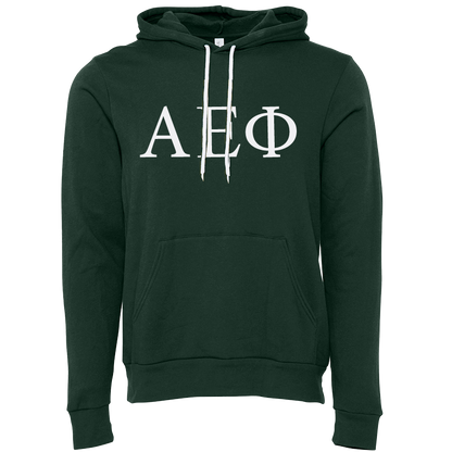 Alpha Epsilon Phi Lettered Hooded Sweatshirts