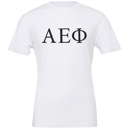 Alpha Epsilon Phi Lettered Short Sleeve T-Shirts