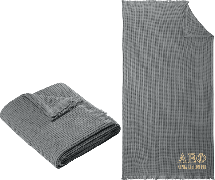 Alpha Epsilon Phi Letters and Name Blankets