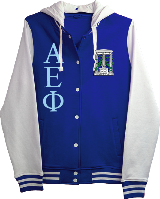 Alpha Epsilon Phi Varsity Hooded Sweatshirt