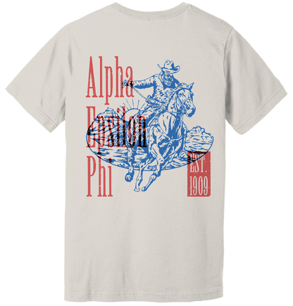 Alpha Epsilon Phi Cowboy Graphic T-Shirt