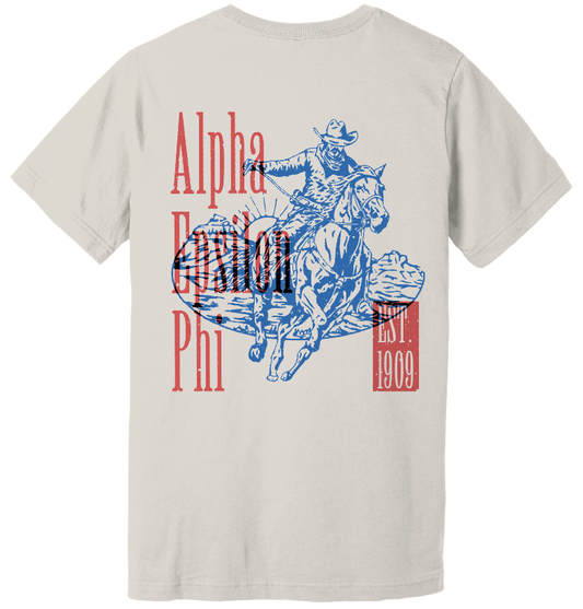 Alpha Epsilon Phi Cowboy Graphic T-Shirt