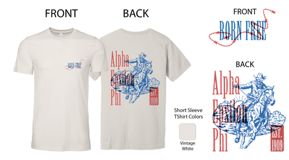 Alpha Epsilon Phi Cowboy Graphic T-Shirt