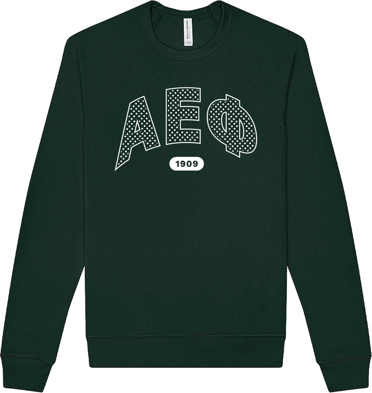 Alpha Epsilon Phi polka dot in forest
