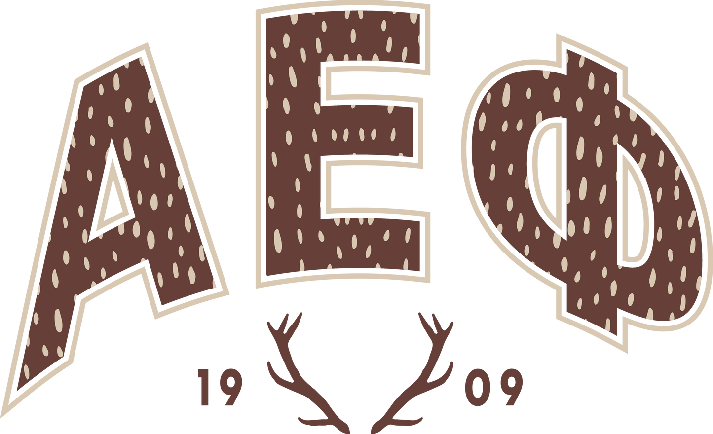 Alpha Epsilon Phi Fawn Print Varsity Hoodie