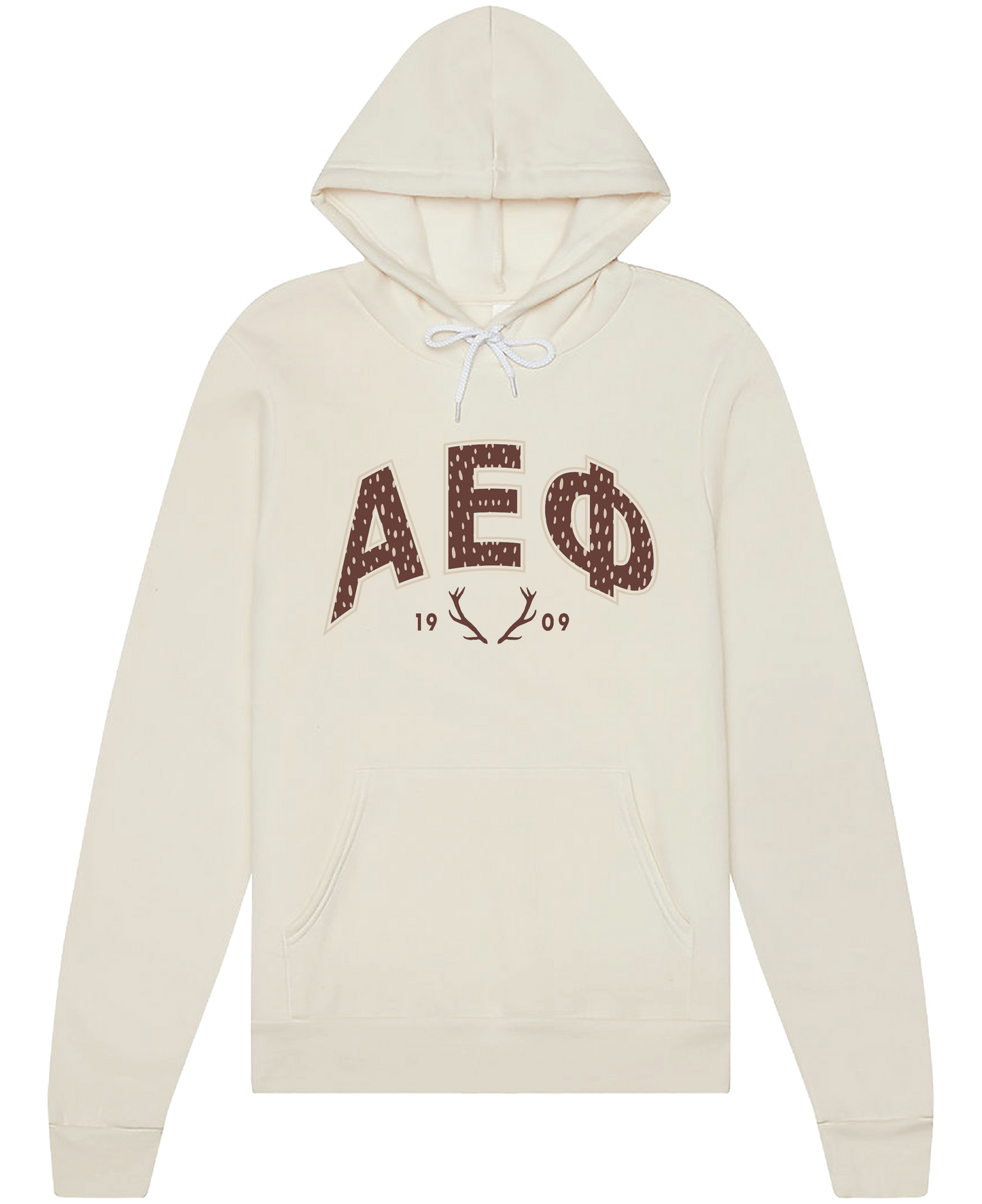 Alpha Epsilon Phi Fawn Print Varsity Hoodie