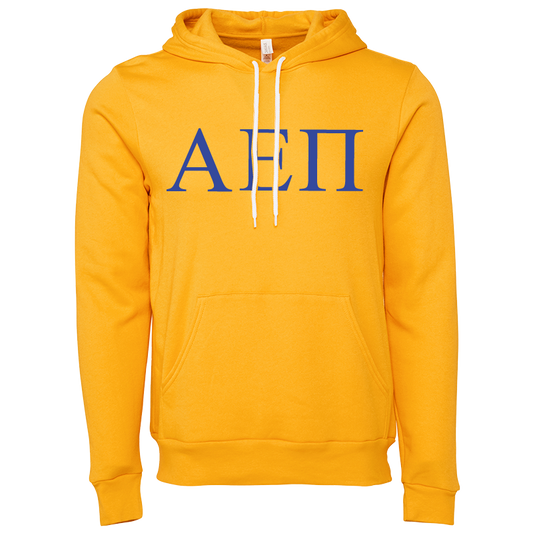 Alpha Epsilon Pi Lettered Hooded Sweatshirts