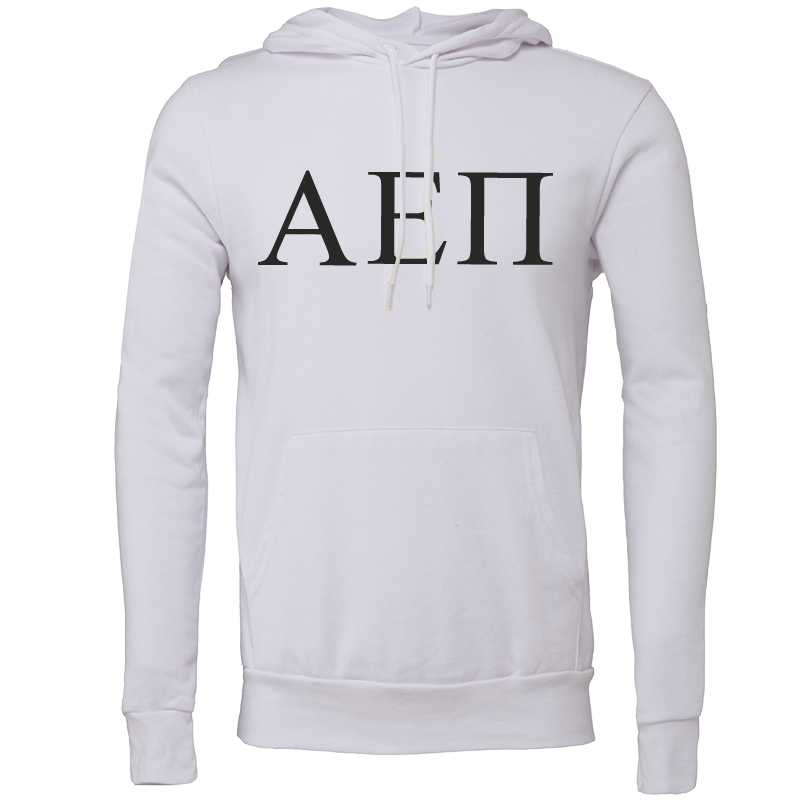 Alpha Epsilon Pi Lettered Hooded Sweatshirts