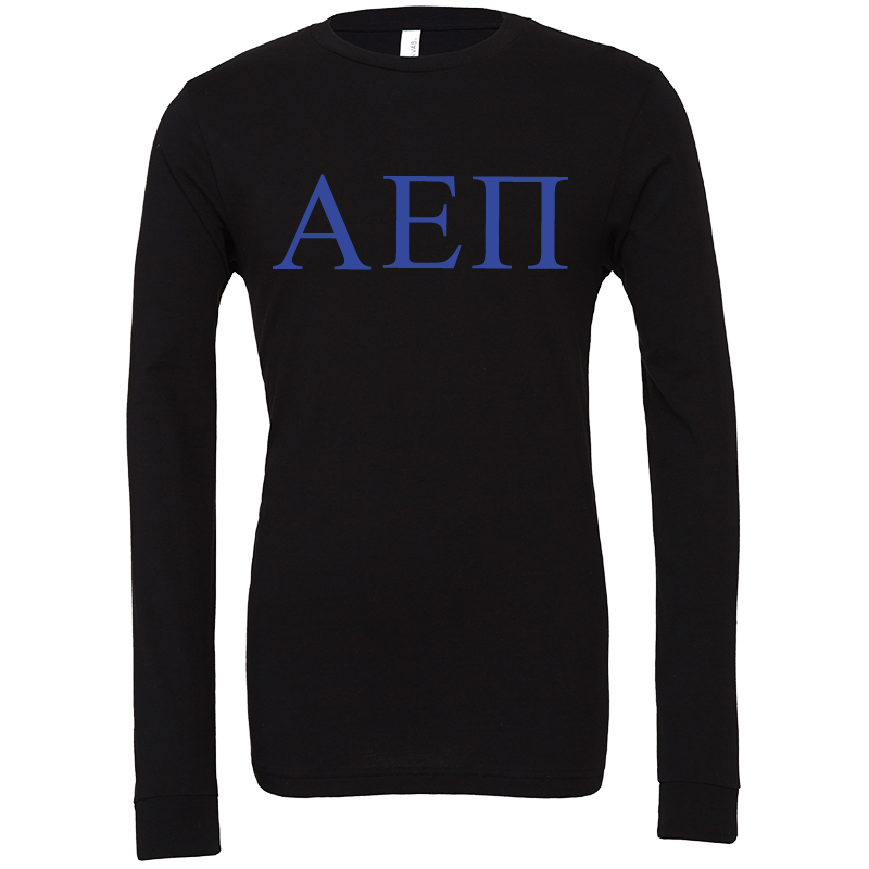 Alpha Epsilon Pi Lettered Long Sleeve T-Shirts