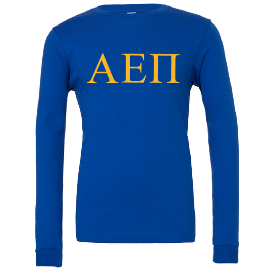 Alpha Epsilon Pi Lettered Long Sleeve T-Shirts