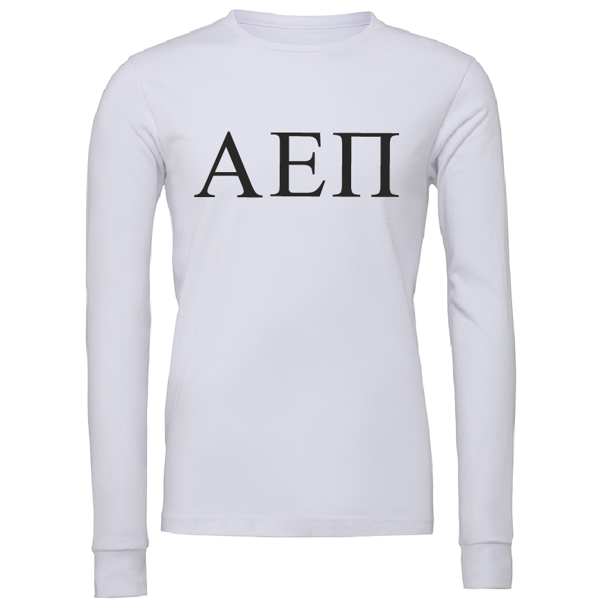 Alpha Epsilon Pi Lettered Long Sleeve T-Shirts