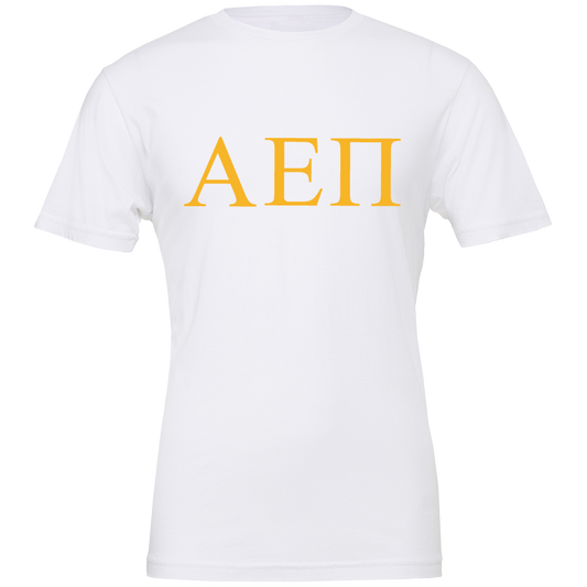 Alpha Epsilon Pi Lettered Short Sleeve T-Shirts