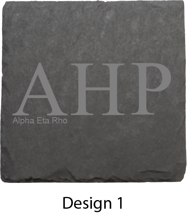 Alpha Eta Rho Stone Coasters - 4-Pack