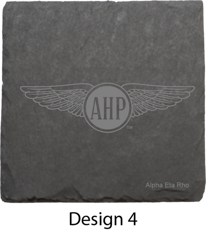 Alpha Eta Rho Stone Coasters - 4-Pack